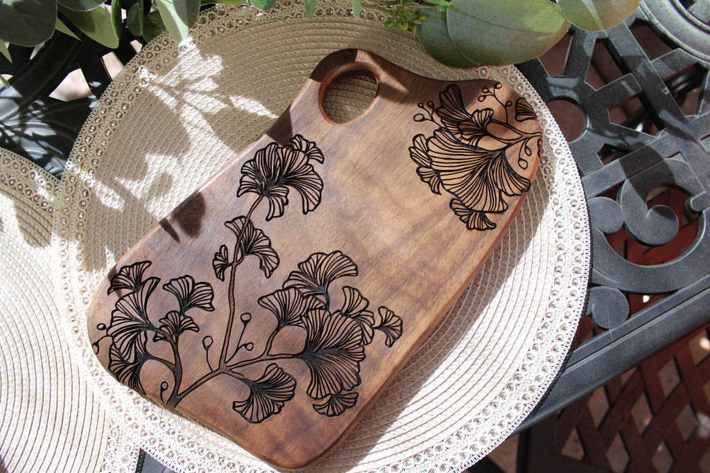 Cutting Board Set 3 Pack - Ginkgo Leaves