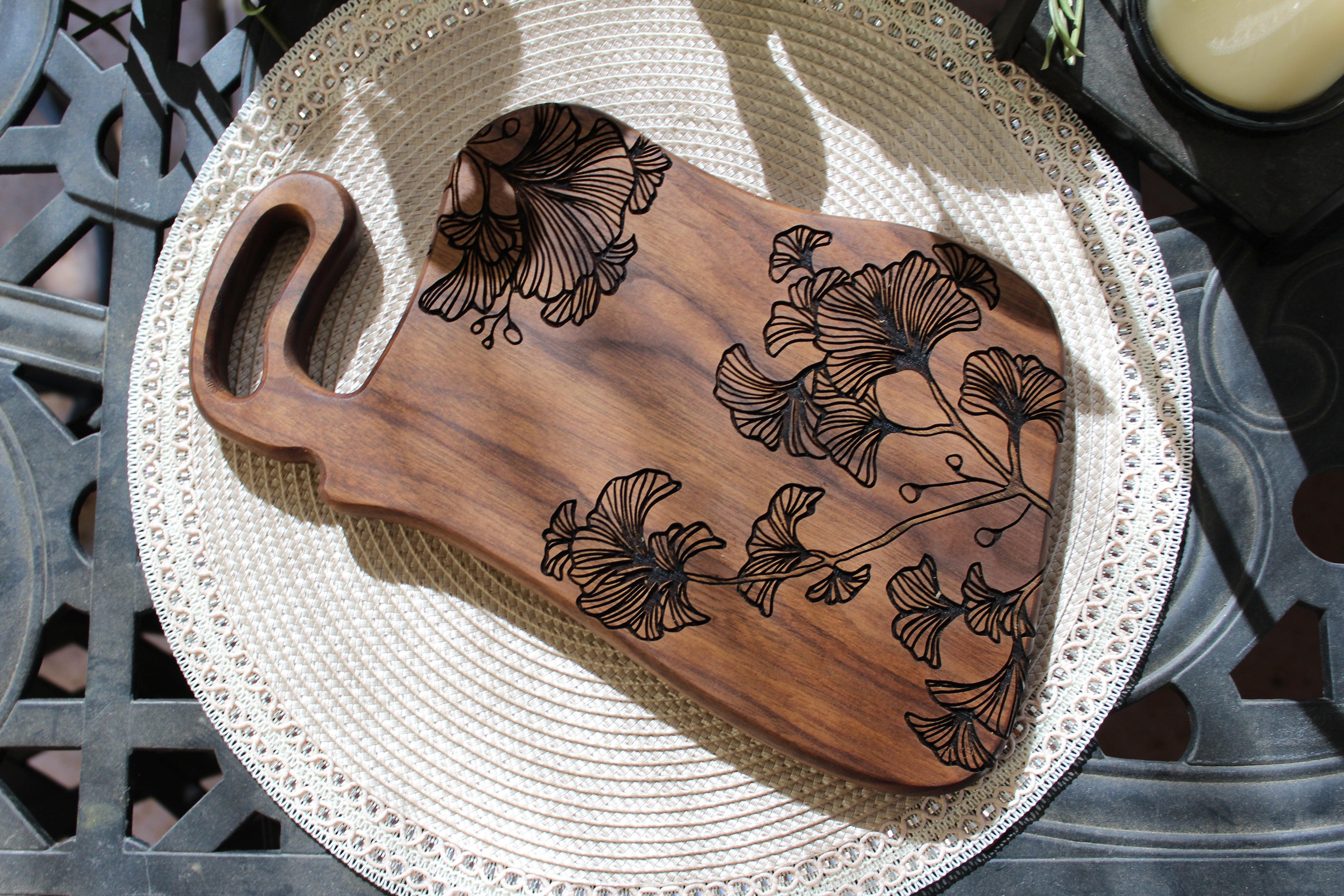 Cutting Board Set 3 Pack - Ginkgo Leaves