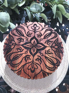 Acacia Wood Trivet - Forest Filigree