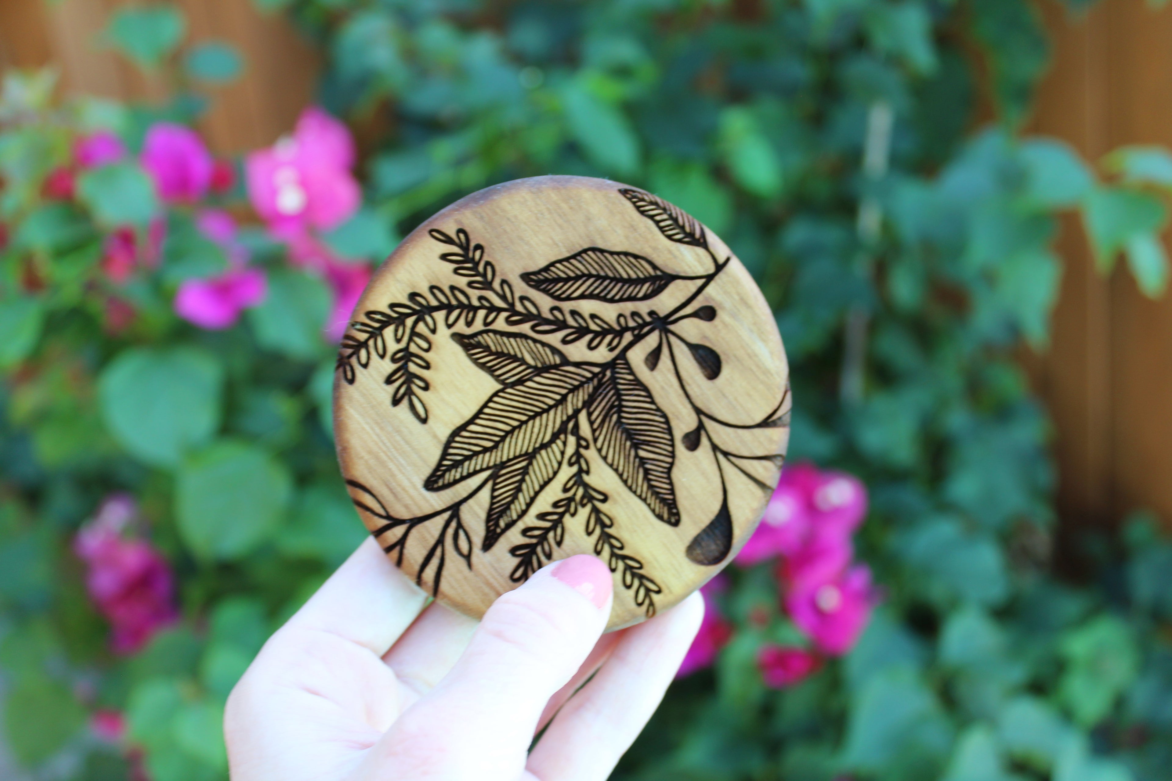 Coaster Set of 4 - Elegant Botanicals