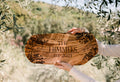 Personalized Rustic Olive Wood Board Center Name - Elegant Botanicals