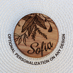 Coaster Set of 4 - Elegant Botanicals